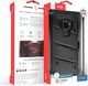 Zizo Pancerne etui Samsung Galaxy S9 ze szkłem 9H na ekran + podstawka & uchwyt do paska (Black/Black) 9
