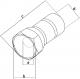 Prolech Wtyk antenowy TV/SAT F 6,8mm HQ 100szt. (1150#) 1