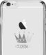 X-FITTED Etui X-FITTED Swarovski IPHONE 6+ Crown srebrne PPHGS 1