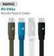 Kabel USB Remax USB-A - USB-C 2 m Czarny (54225-uniw) 1