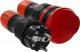 KEL Zestaw EXTREM wtyczka + gniazdo 16A 2P+Z 250V IP54 czarny/czerwony (ZWG-54) 9