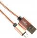 Kabel USB Omega USB-A - microUSB 1 m Złoty (OUFBB6MBOXRG) 5