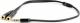 Kabel Gembird Jack 3.5mm - Jack 3.5mm x2 0.1m czarny (CCA-415M-0.1M) 1