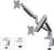 Neomounts Uchwyt biurkowy na 2 monitory 10" - 32" (NM-D750DSILVER) 1