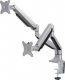 Neomounts Uchwyt biurkowy na 2 monitory 10" - 32" (NM-D750DSILVER) 1