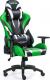 Fotel Warrior Chairs gamingowy Monster (kolor zielony) 1