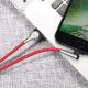 Kabel USB Baseus USB-A - Lightning 1 m Czerwony (CALMVP-D09                     ) 1