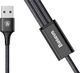 Kabel USB Baseus USB-A - USB-C + microUSB + Lightning 1.2 m Czarny (CAMLT-SU01                     ) 4