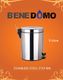 Kosz na śmieci BENEDO Benedomo na pedał 5L chrom 2