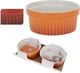 Edaxo Kolorowe ceramiczne miseczki, kokilki wielofunkcyjne 260 ml - 2szt 1
