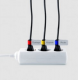 Organizer LABEL THE CABLE Rzep Biały 10 sztuk  (LTC2520) 12