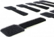 Organizer LABEL THE CABLE Rzep Czarny 10 sztuk  (LTC3110) 2