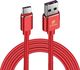 Kabel USB Dux Ducis USB-A - USB-C 1 m Czerwony (54626-uniw) 1