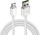 Kabel USB Dux Ducis USB-A - microUSB 1 m Biały (54621-uniw) 1