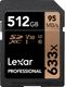 Karta Lexar Professional 633x SDXC 512 GB Class 10 UHS-I/U3 V30 (LSD512CBEU633) 1