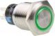 Lamptron Włącznik 19mm Srebrno-zielony (LAMP-SW1912L-G) 1