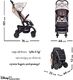 Wózek Easywalker Wózek dziecięcy Buggy XS Mickey Diamond beżowy 4