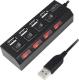 HUB USB LogiLink 4x USB-A 2.0 (UA0128) 1