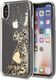 Guess GUHCPXGLHFLGO iPhone X/Xs gold/złoty hard case Glitter Hearts 1