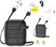 Baseus etui 2w1 pasek strap do Apple Airpods case Black 7