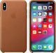 Apple iPhone XS Max Leather Case naturalny brąz 2