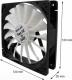 Wentylator AAB Cooling AAB Cooling Silent Jet Fan 12 2