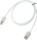 Kabel USB Vega USB-A - USB-C 1 m Biały (018927) 2