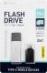 Pendrive Platinet X-Depo srebrny 16GB + Adapter USB-C (PMFEC16S / 43992) 1