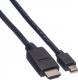 Kabel Value DisplayPort Mini - HDMI 4.5m czarny (JAB-2600936) 1