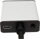 Adapter AV Value HDMI - D-Sub (VGA) + Jack 3.5mm srebrny (12.99.3119) 1