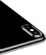 Baseus Baseus Simplicity żelowe etui pokrowiec z zatyczką na port ładowania iPhone XS Max przezroczysty (ARAPIPH65-A02) 6