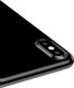 Baseus Baseus Simplicity żelowe etui pokrowiec z zatyczką na port ładowania iPhone XS Max przezroczysty czarny (ARAPIPH65-A01) 6