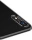 Baseus Baseus Simplicity żelowe etui pokrowiec z zatyczką na port ładowania iPhone XR przezroczysty czarny (ARAPIPH61-A01) 5