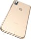 Baseus Baseus Simplicity żelowe etui pokrowiec z zatyczką na port ładowania iPhone XS Max przezroczysty złoty (ARAPIPH65-A01) 4