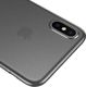 Baseus Wing Case ultracienkie etui pokrowiec iPhone X / XS czarny przezroczysty (WIAPIPH58-E01) 3
