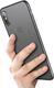 Baseus Wing Case ultracienkie etui pokrowiec iPhone X / XS czarny przezroczysty (WIAPIPH58-E01) 5