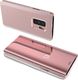 Hurtel Clear View Case futerał etui z inteligentną klapką Samsung Galaxy S7 Edge G935 różowy 2