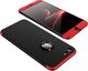 Hurtel 360 Protection etui na całą obudowę przód + tył iPhone 8 czarno-czerwony 1