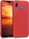 Hurtel Silicone Case elastyczne silikonowe etui pokrowiec Huawei P20 Lite czerwony 1
