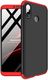 Hurtel 360 Protection etui na całą obudowę przód + tył Xiaomi Mi Max 3 czarno-czerwony 1