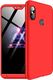 Hurtel 360 Protection etui na całą obudowę przód + tył Xiaomi Mi A2 Lite / Redmi 6 Pro czerwony 1