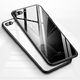 MSVII MSVII Tempered Glass Case etui pokrowiec nakładka ze szkła hartowanego iPhone 8 / 7 biały 4