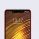 Nillkin Super Frosted Shield wzmocnione etui pokrowiec + podstawka Xiaomi Pocophone F1 czarny 4