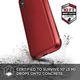 X-doria X-Doria Defense Lux - Etui aluminiowe iPhone Xs / X (Drop test 3m) (Red Leather) 9