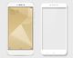 GSM City SZKŁO HARTOWANE 3D CAŁY EKRAN LENOVO MOTO G5S PLUS BIAŁE ŻELOWA RAMKA 1