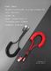 Kabel USB Baseus USB-A - Lightning 1 m Czarny (CALSR-01) 6