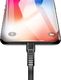 Kabel USB Baseus Baseus Tough wzmocniony płaski kabel przewód USB-C PD / Lightning 2M czarny (CAZYSC-B01) 6
