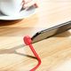 Kabel USB Baseus USB-A - Lightning 1 m Czerwony 11