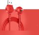 Kabel USB Baseus USB-A - Lightning 1 m Czerwony 8