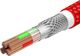 Kabel USB Baseus Baseus AntiLa Series Simple Version wytrzymały pleciony kabel przewód USB Lightning 1M 2.4A MFI czerwony 6
